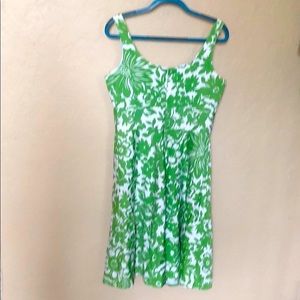 Beautiful Green & White Floral Sundress
